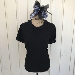 Nancy Drew Peter Pan Collared Top!